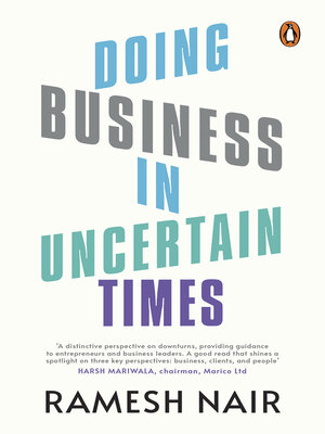 cover image of Doing Business in Uncertain Times